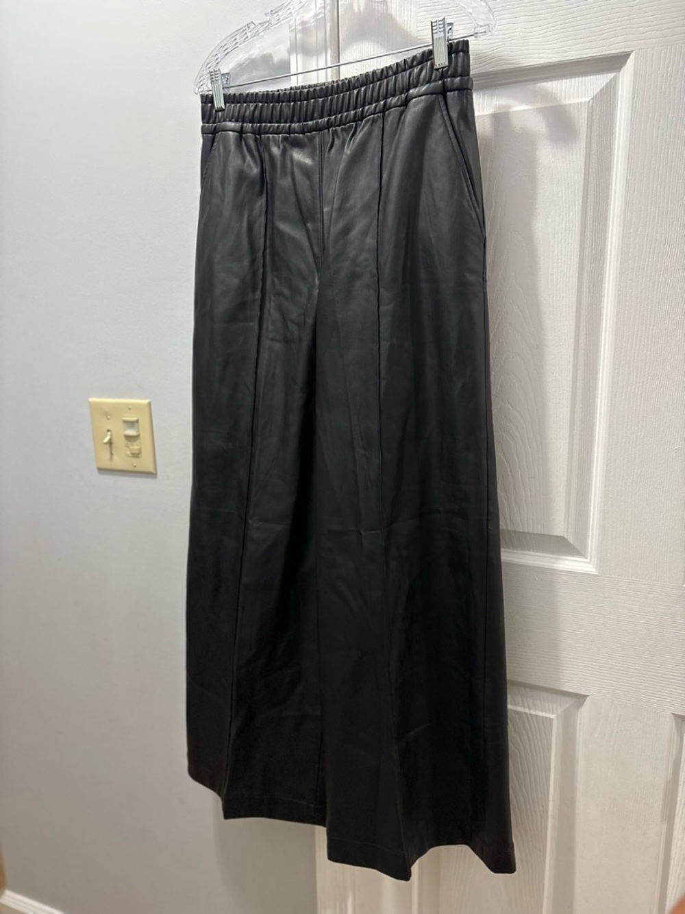 HIRAETH Collective Wide-Leg Faux Leather Pants Size 8